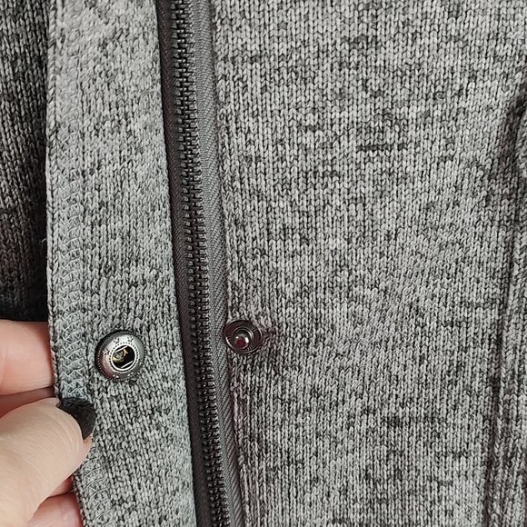 Colosseum Flyaway Woman's Pitt Panther Gray Full-Zip Jacket Charcoal Gray - Picture 3 of 6